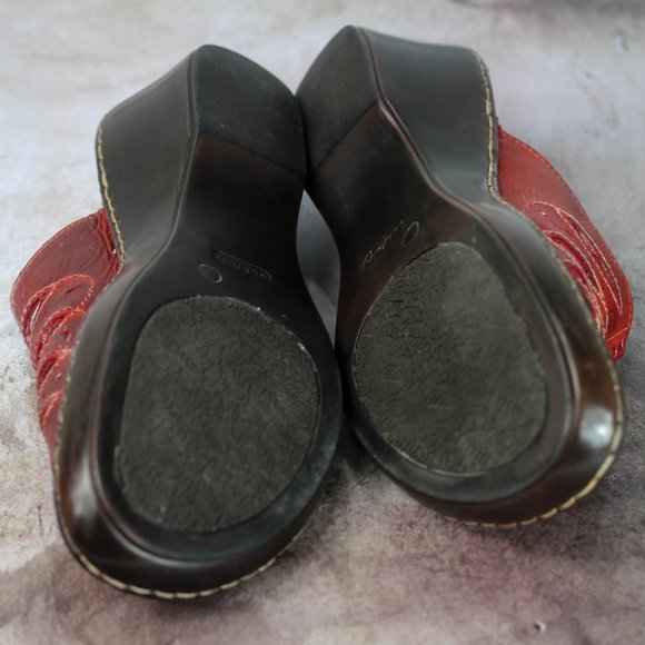 Nurture Comfort Sandals Slides 9.5M Red - Picture 7 of 7